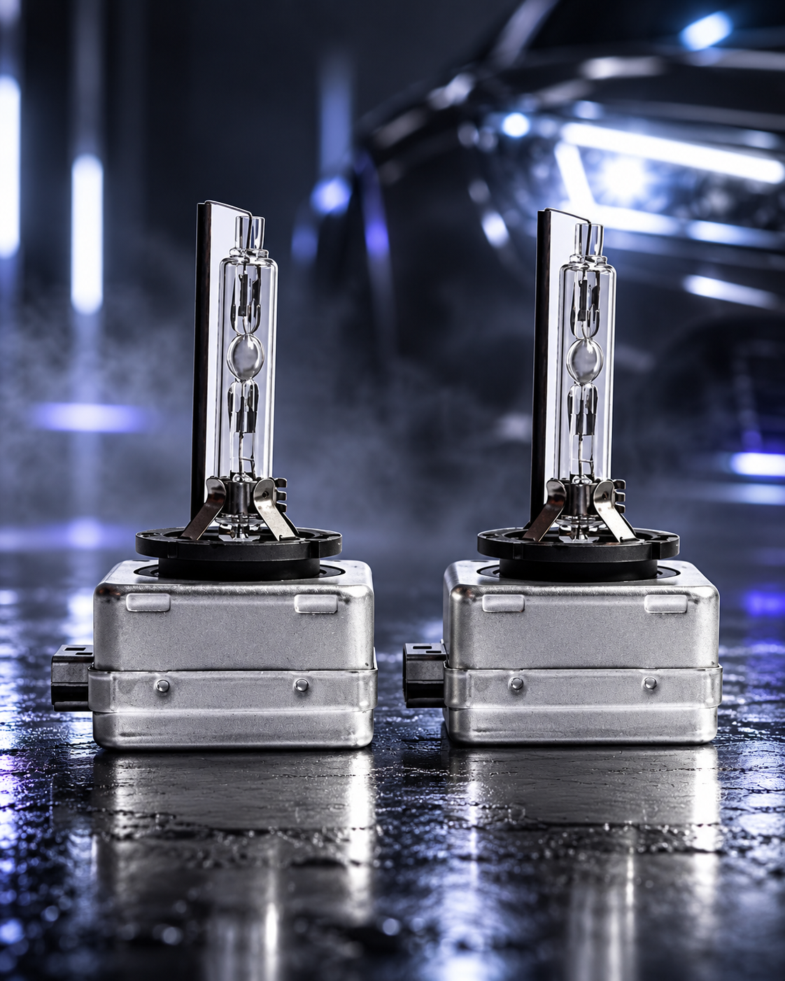 Lâmpadas Xenon para iluminação automotiva